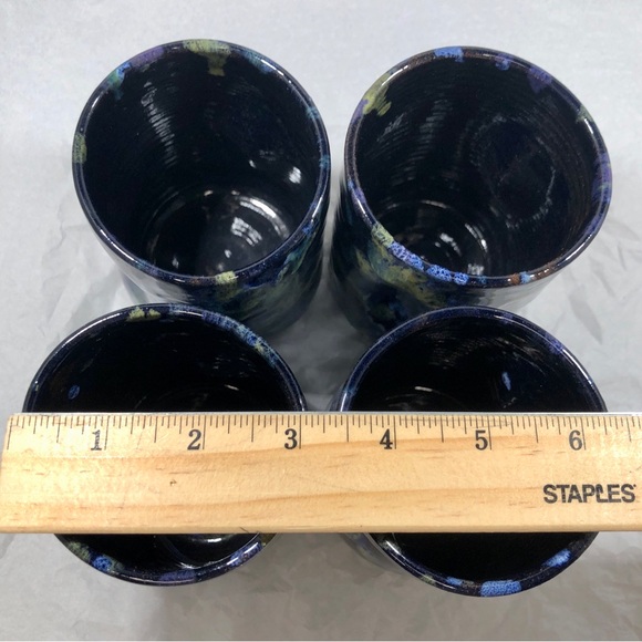 SET of 4 CERAMIC HANDMADE MUGS - Picture 12 of 12